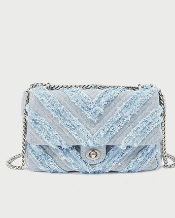 Denim Chain Bag