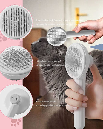 Pets One-key Hair Brush