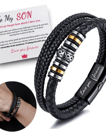 Braided Leather Bracelets for Men