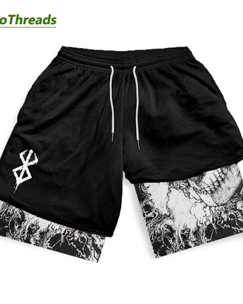 2 in-1 Compression Shorts for Men