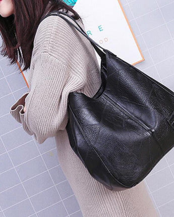 Vintage PU Leather Handbag For Women