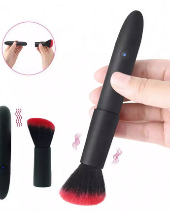 USB Silicone Makeup Brush Plus Bullet Vibrator