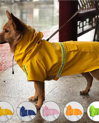 S-5XL Pets Small Dog Raincoats, water proof