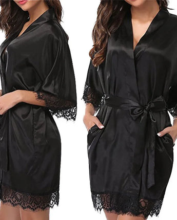 Dress Robe Satin Robes