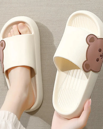 Cartoon Bear Slippers Woman Shoes Kawaii Cute Sandals