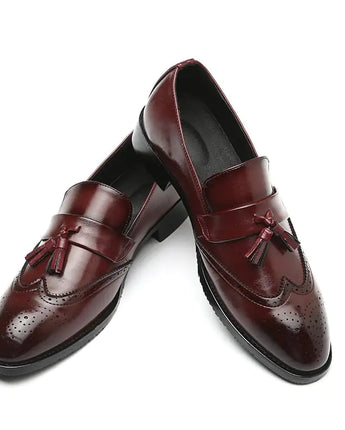 Classic Leather Tassel Loafers