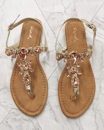 Summer Fashion Women Sandals Rhinestone Decoration