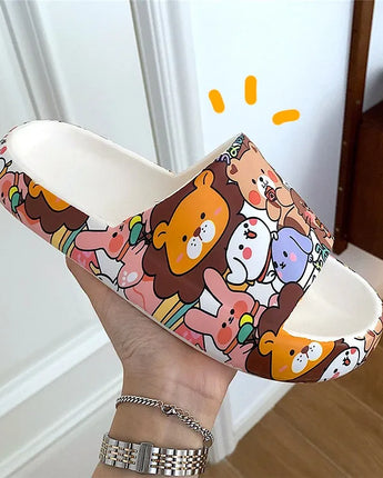 Anime  Non-slip Woman Slippers