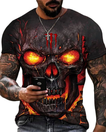 Summer Horror Skulls  T-shirts