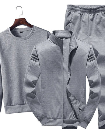 Men Tracksuit Set 3 Pieces Sets