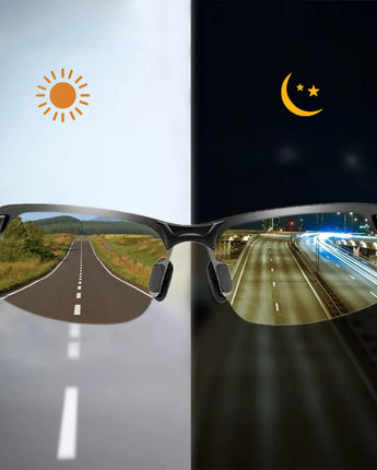 Photochromic Sunglasses Men Polarized Driving clear vision