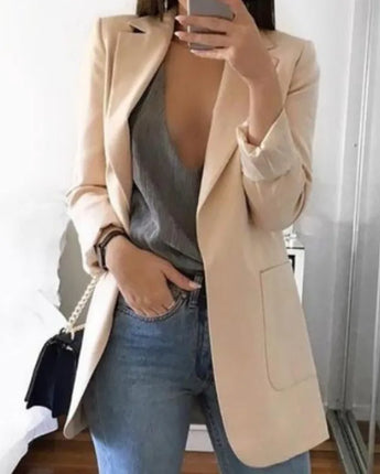 Elegant Blazers For Women Casual Thin coat