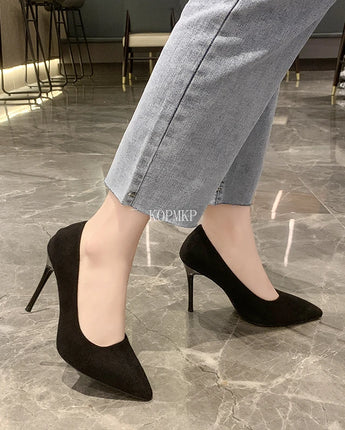 2023 Fashion High Heels Women Shoes Thin Stiletto Banquet Wedding Shoes Sexy Pointed Toe Ladies Party Shoes Heels Women 34-43