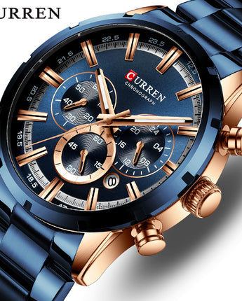 CURREN Men Quartz Watch Top Brand