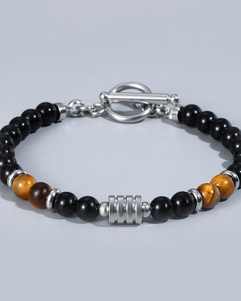 Clasp Tiger Eye Bracelet for Men