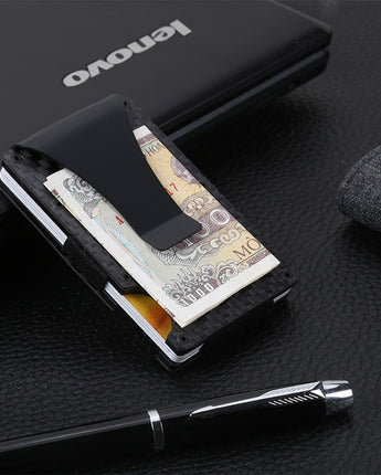 Carbon Fiber Credit Card Holder Wallet