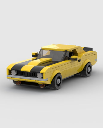 Nostalgic Camaro Z28 Racing Sports Brick Car