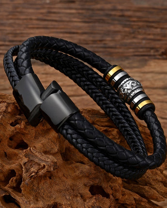 Braided Leather Bracelets for Men